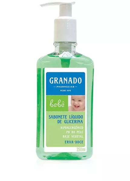 SABONETE LÍQUIDO BEBÊ ERVA DOCE 250ML