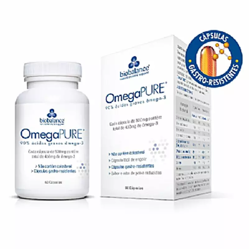 OmegaPURE® 500mg - 60 cápsulas