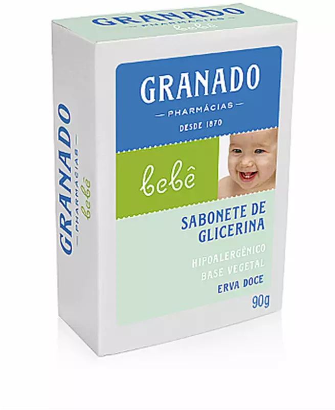 Sabonete em Barra Bebê Erva-Doce, 90g - Granado