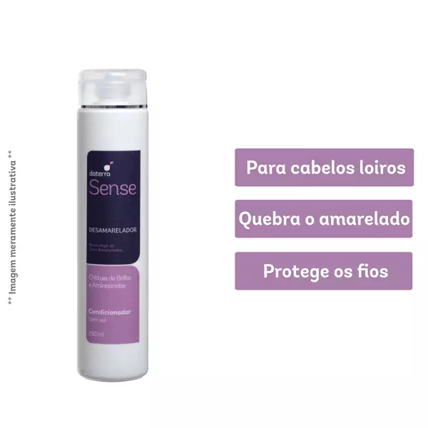 Condicionador Desamarelador 290ml - Sense
