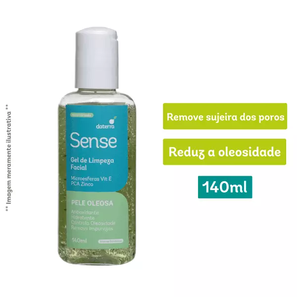 Gel De Limpeza Facial 140ml - Sense Pele Oleosa