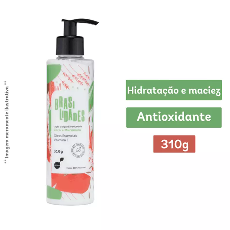 Loção Corporal Perfumada Coco E Murumuru 310g - Brasilidades