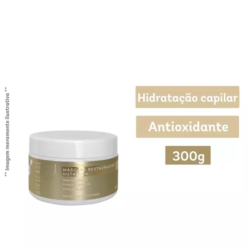 Máscara Restauradora Nutritiva 300g - Biosense
