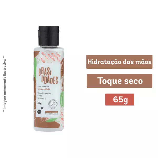 Creme Para Mãos Cacau E Café 65g - Brasilidades