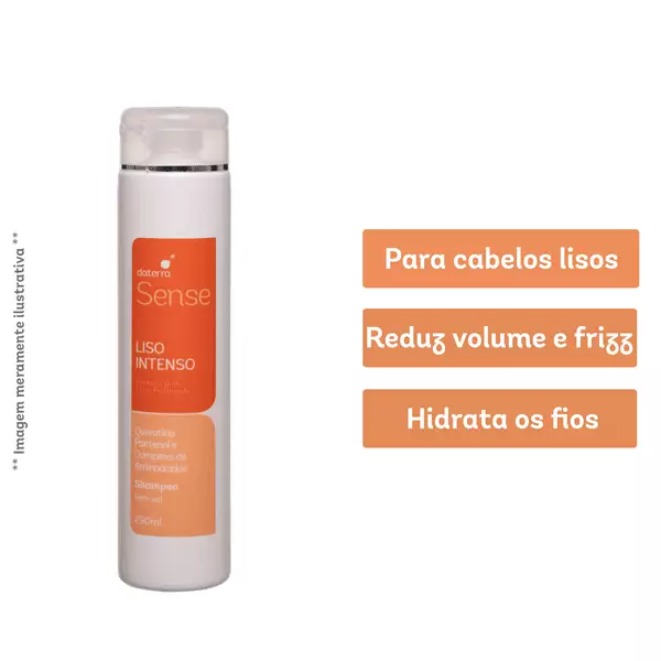 Shampoo Liso Intenso 290ml - Sense