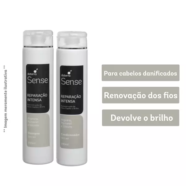 Kit Reparação Intensa - Arginina, Pantenol e Silicone - Sense