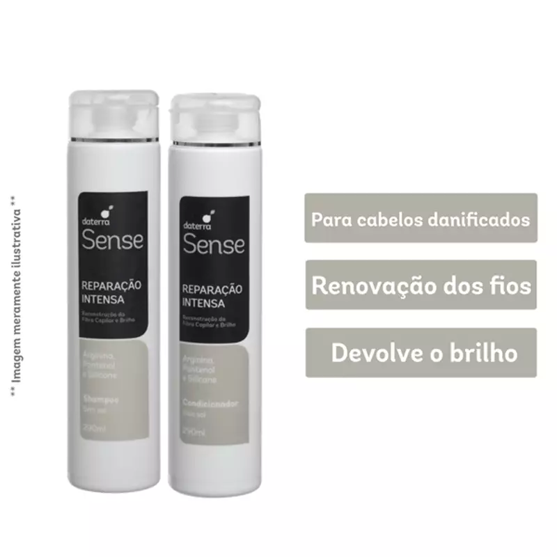 Kit Reparação Intensa - Arginina, Pantenol e Silicone - Sense