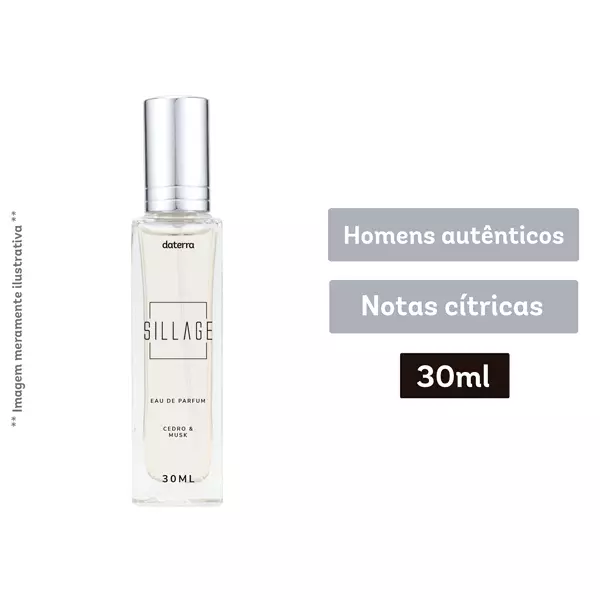 Eau De Parfum Cedro & Musk 30ml - Masculino - Sillage