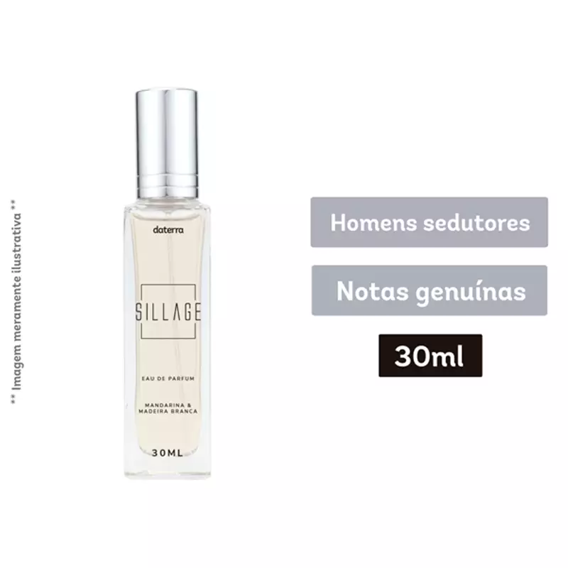 Eau De Parfum Mandarina & Madeira 30ml - Masculino - Sillage