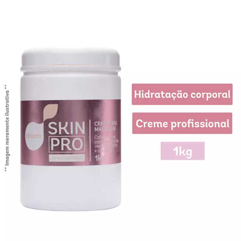 Creme de Massagem com Cafeína 1kg - Skin Pro