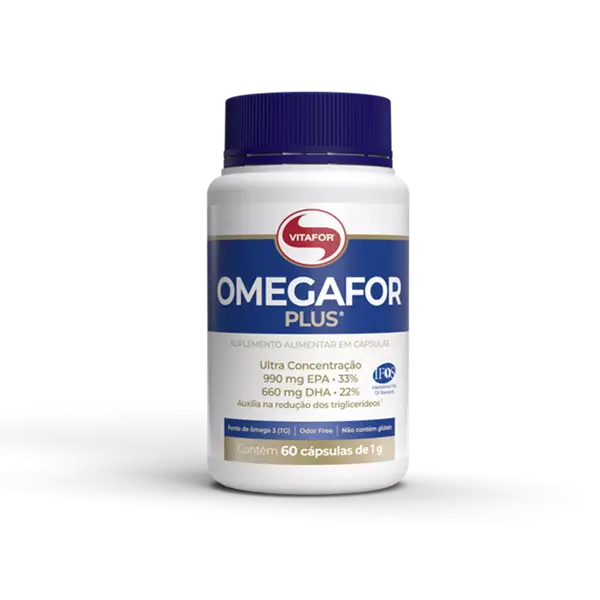 ÔMEGAFOR PLUS® 1G 60 cápsulas - Vitafor