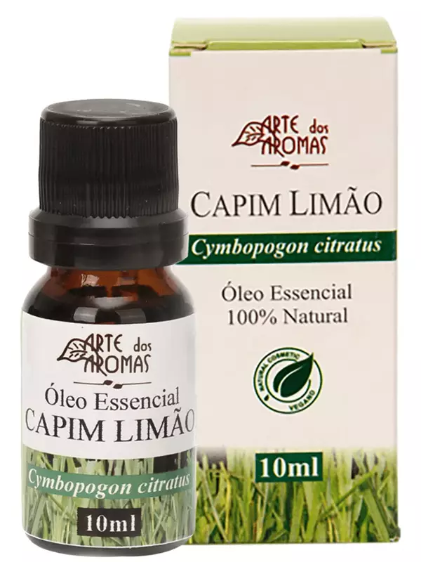 Óleo Essencial Capim Limão 10ml - Arte dos Aromas