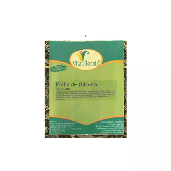 Chá de Folha de Oliveira 20g - Vita Florais