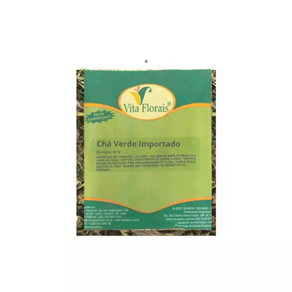 Chá Verde Importado 40g - Vita Florais