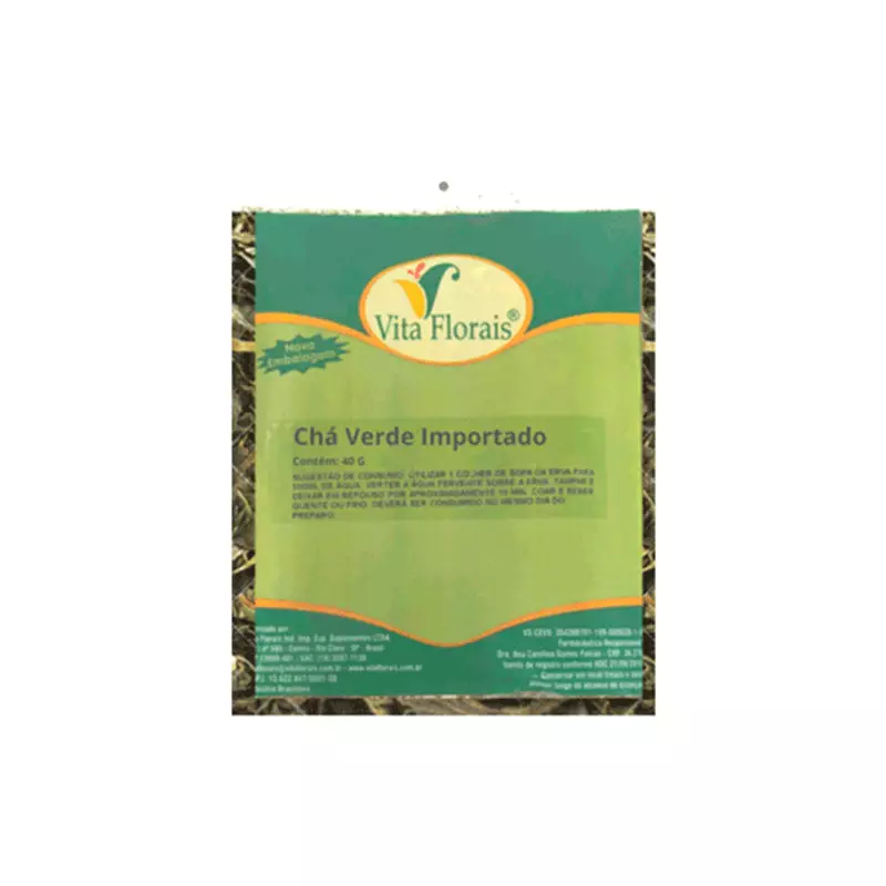 Chá Verde Importado 40g - Vita Florais