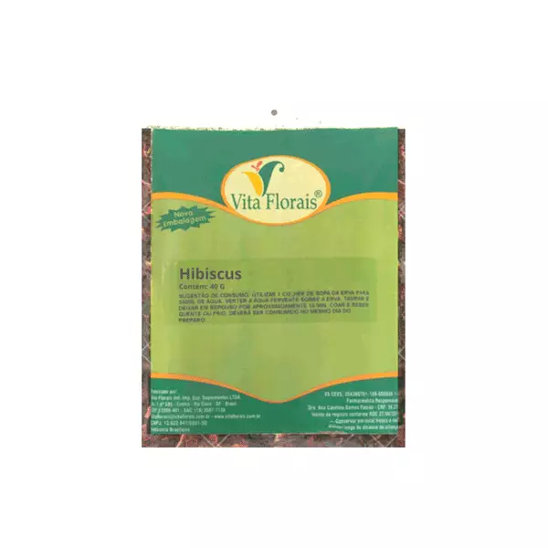 Chá De Hibiscus 40g - Vita Florais