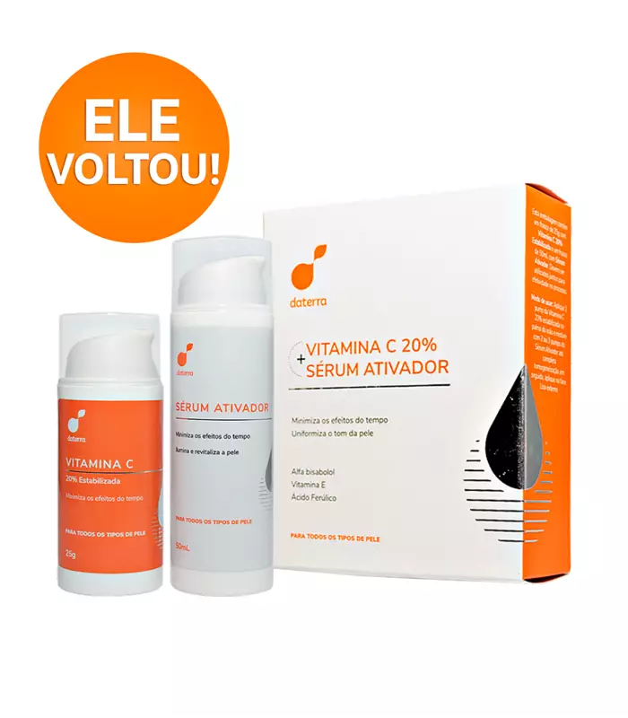 Kit Vitamina C 20% + Sérum Ativador 