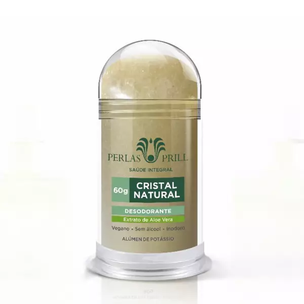 Desodorante Cristal Natural Extrato Aloe Vera 60g