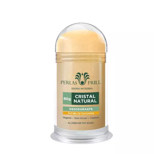 Desodorante Cristal Natural Extrato Curcumina 60g